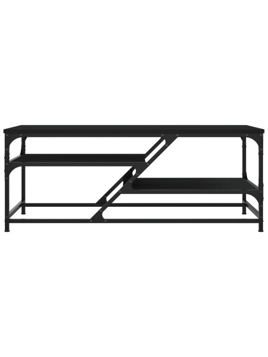 Konferenční stolek černý 100 x 49 x 40 cm kompozitní dřevo