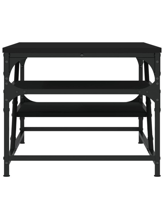Konferenční stolek černý 100 x 49 x 40 cm kompozitní dřevo