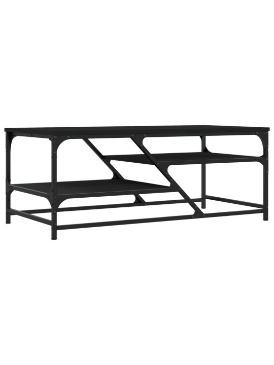 Konferenční stolek černý 100 x 49 x 40 cm kompozitní dřevo