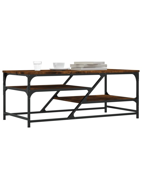 Konferenční stolek kouřový dub 100x49x40 cm kompozitní dřevo