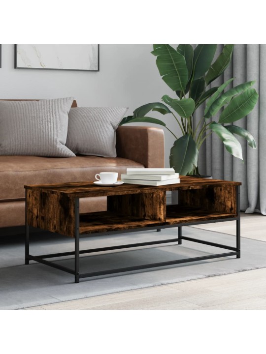 Konferenční stolek kouřový dub 100x51x40 cm kompozitní dřevo