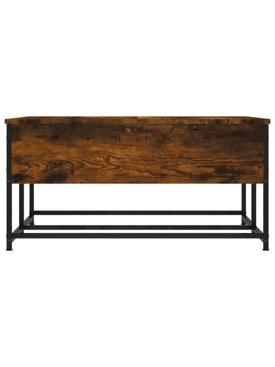 Konferenční stolek kouřový dub 80 x 80 x 40 cm kompozitní dřevo