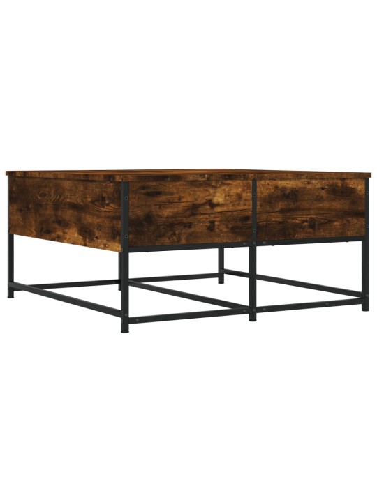 Konferenční stolek kouřový dub 80 x 80 x 40 cm kompozitní dřevo