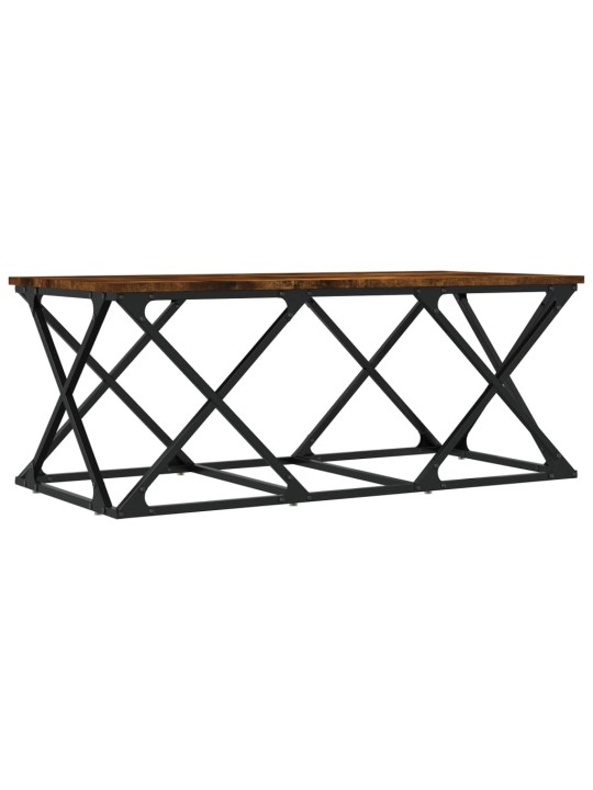 Konferenční stolek kouřový dub 100x49x40 cm kompozitní dřevo