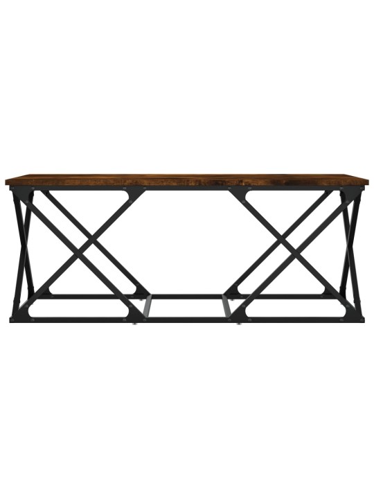 Konferenční stolek kouřový dub 100x49x40 cm kompozitní dřevo