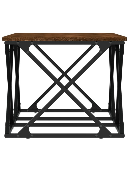 Konferenční stolek hnědý dub 100 x 49 x 40 cm kompozitní dřevo
