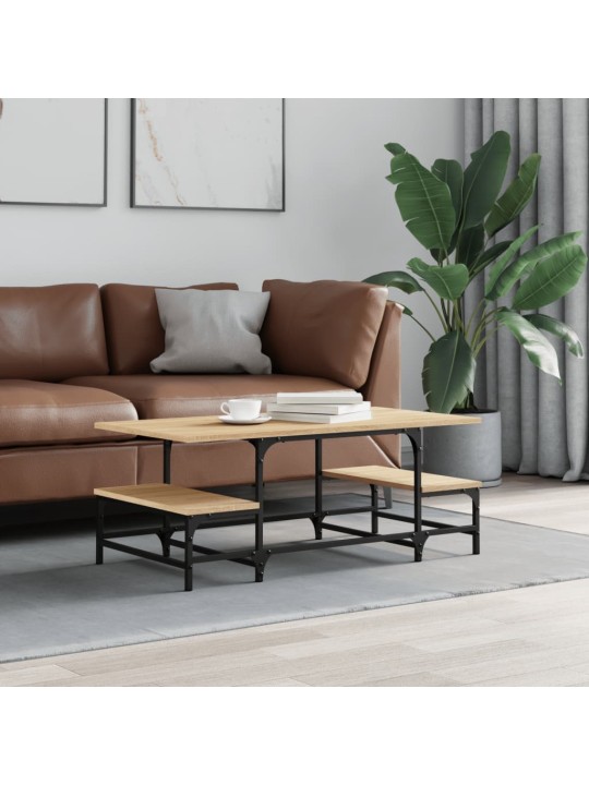 Konferenční stolek dub sonoma 100x50,5x40 cm kompozitní dřevo