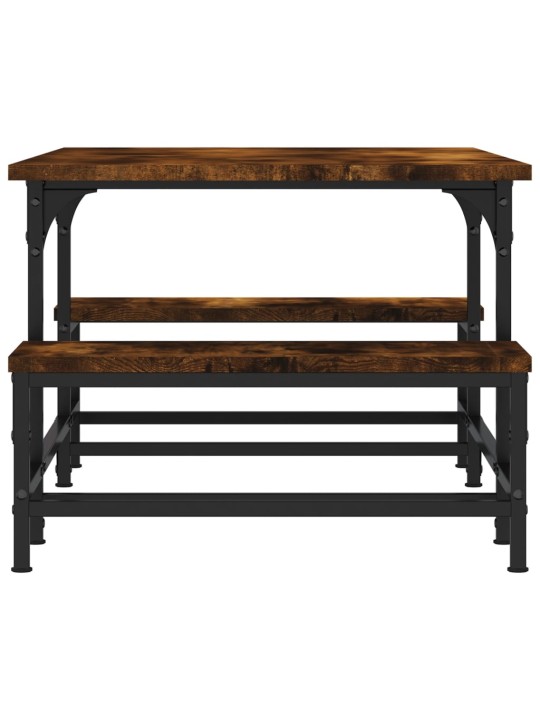 Konferenční stolek kouřový dub 100x50,5x40 cm kompozitní dřevo