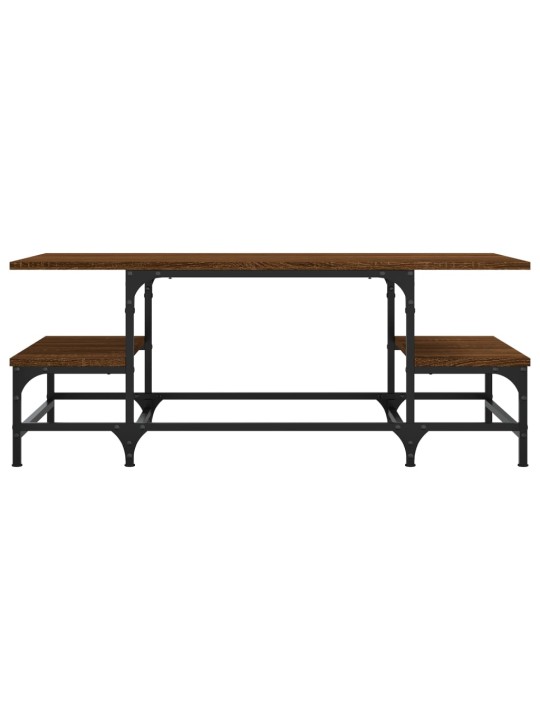 Konferenční stolek hnědý dub 100x50,5x40 cm kompozitní dřevo