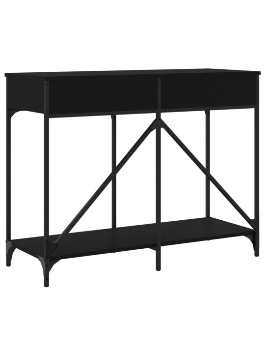 Konzolový stolek černý 100 x 39 x 78,5 cm kompozitní dřevo
