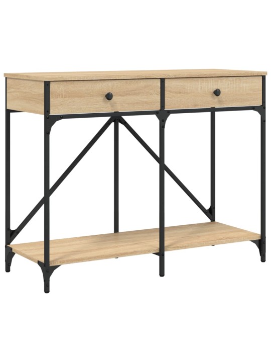 Konzolový stolek dub sonoma 100 x 39 x 78,5 cm kompozitní dřevo
