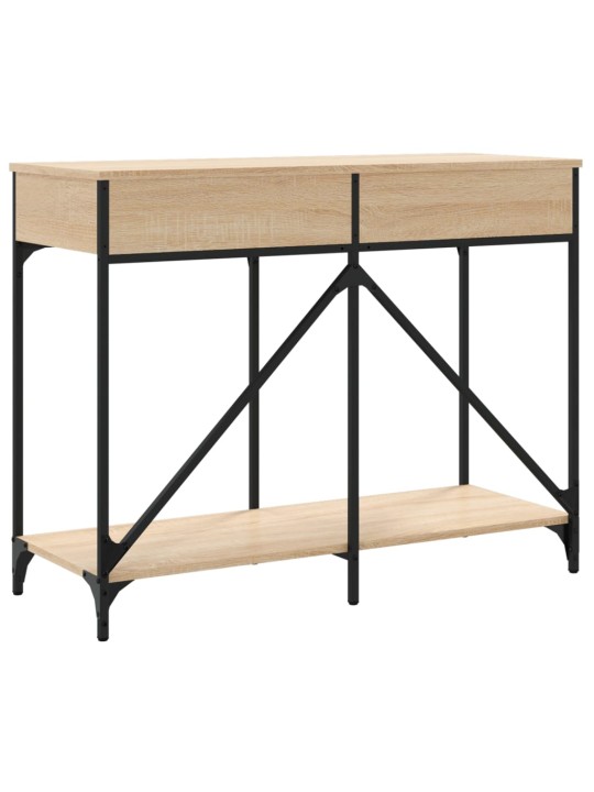 Konzolový stolek dub sonoma 100 x 39 x 78,5 cm kompozitní dřevo