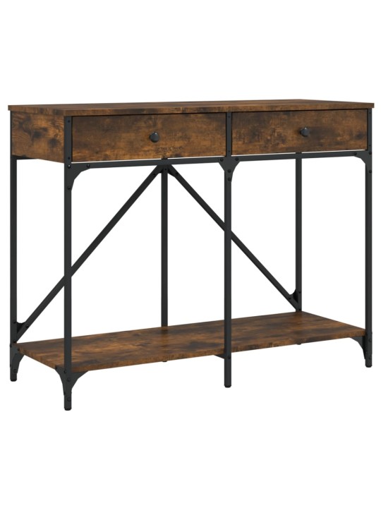 Konzolový stolek kouřový dub 100x39x78,5 cm kompozitní dřevo
