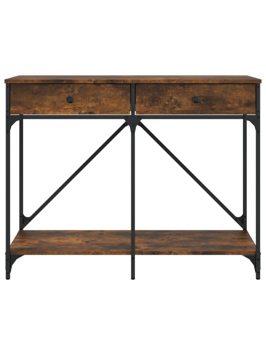 Konzolový stolek kouřový dub 100x39x78,5 cm kompozitní dřevo
