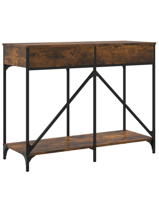 Konzolový stolek kouřový dub 100x39x78,5 cm kompozitní dřevo