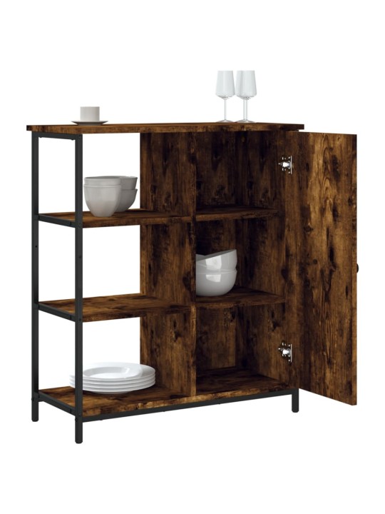 Příborník kouřový dub 70 x 30 x 80 cm kompozitní dřevo