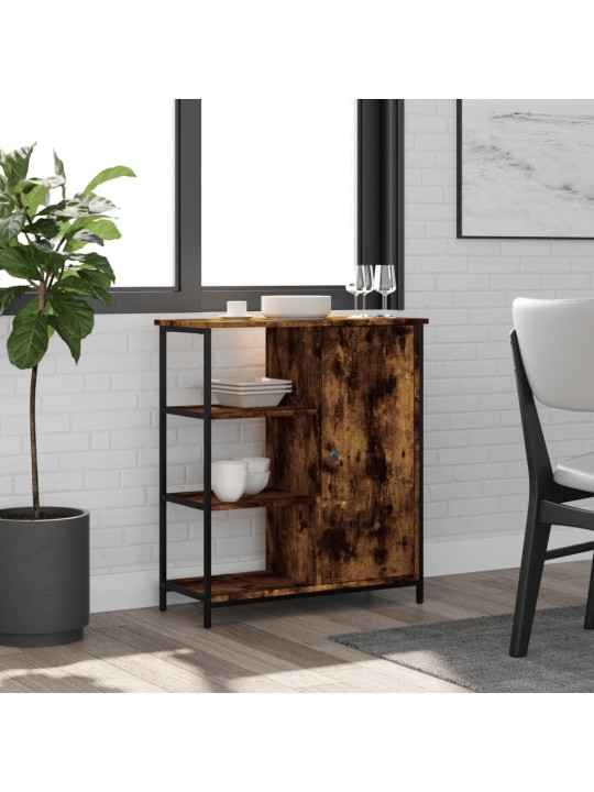 Příborník kouřový dub 70 x 30 x 80 cm kompozitní dřevo