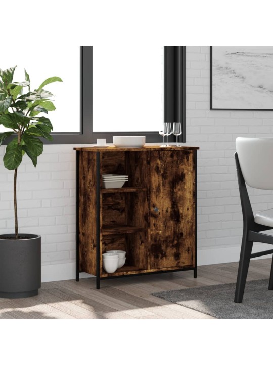 Příborník kouřový dub 70 x 30 x 80 cm kompozitní dřevo