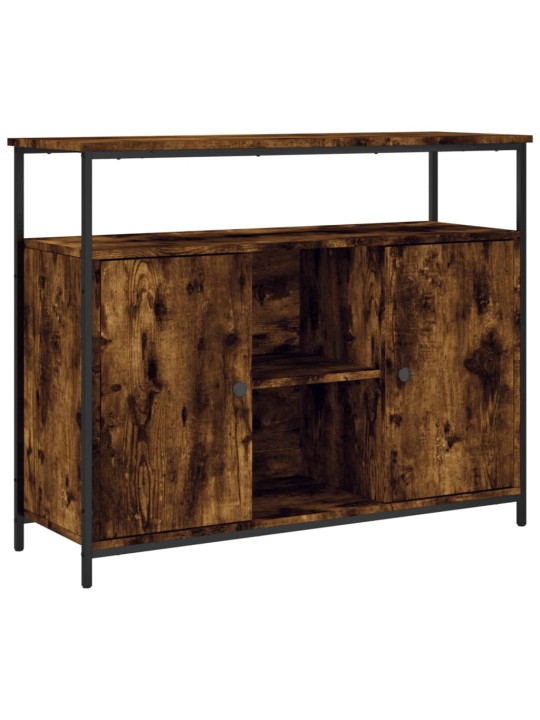 Příborník kouřový dub 100 x 35 x 80 cm kompozitní dřevo
