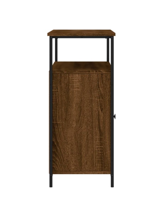 Příborník hnědý dub 100 x 35 x 80 cm kompozitní dřevo