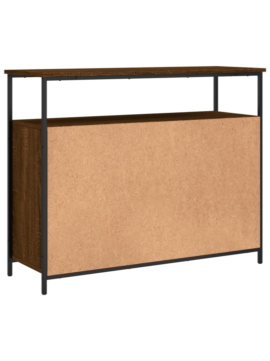 Příborník hnědý dub 100 x 35 x 80 cm kompozitní dřevo