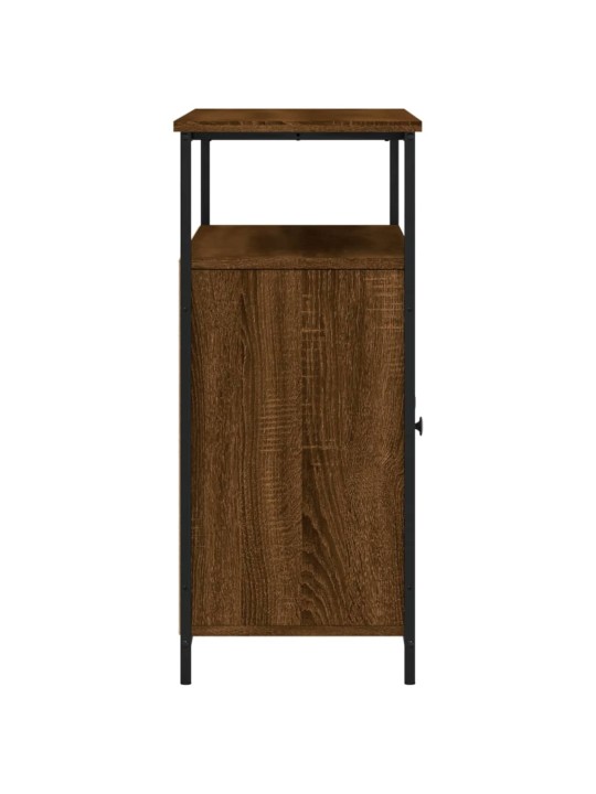 Příborník hnědý dub 100 x 35 x 80 cm kompozitní dřevo