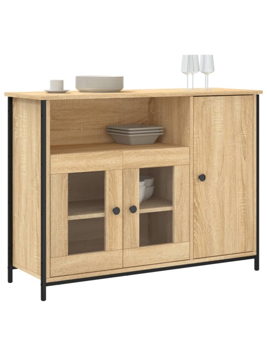 Příborník dub sonoma 100 x 35 x 75 cm kompozitní dřevo