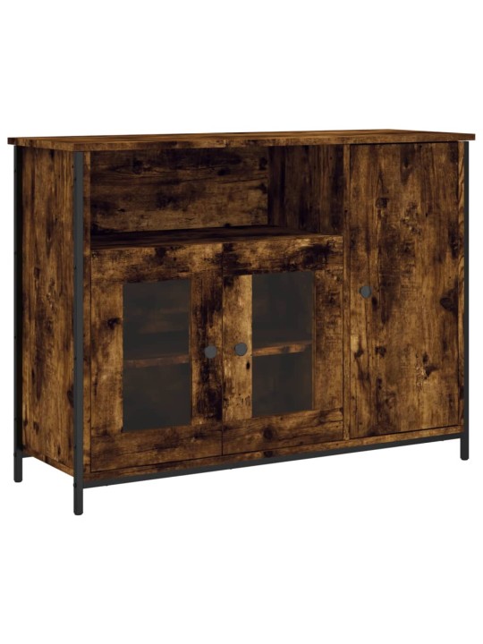 Příborník kouřový dub 100 x 35 x 75 cm kompozitní dřevo