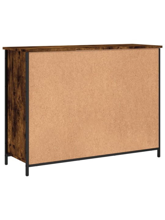 Příborník kouřový dub 100 x 35 x 75 cm kompozitní dřevo