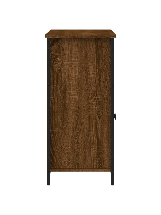Příborník hnědý dub 100 x 35 x 75 cm kompozitní dřevo