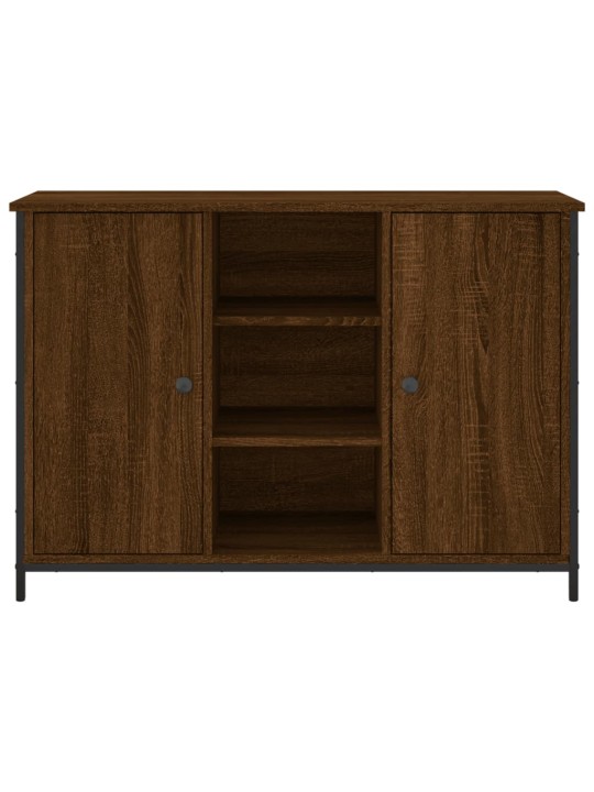 Příborník hnědý dub 100 x 35 x 70 cm kompozitní dřevo