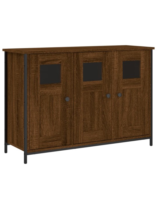 Příborník hnědý dub 100 x 35 x 70 cm kompozitní dřevo