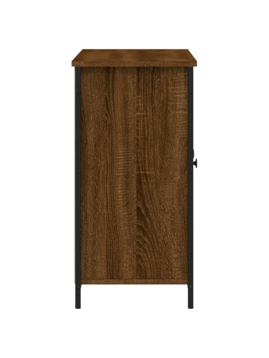 Příborník hnědý dub 100 x 35 x 70 cm kompozitní dřevo