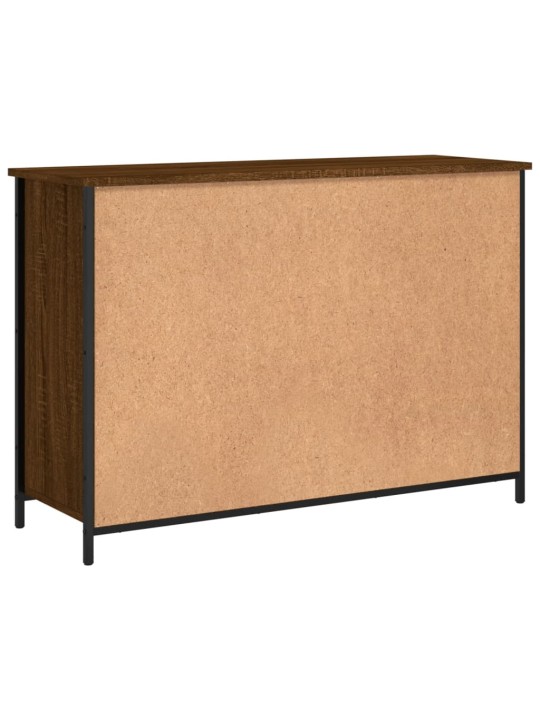 Příborník hnědý dub 100 x 35 x 70 cm kompozitní dřevo