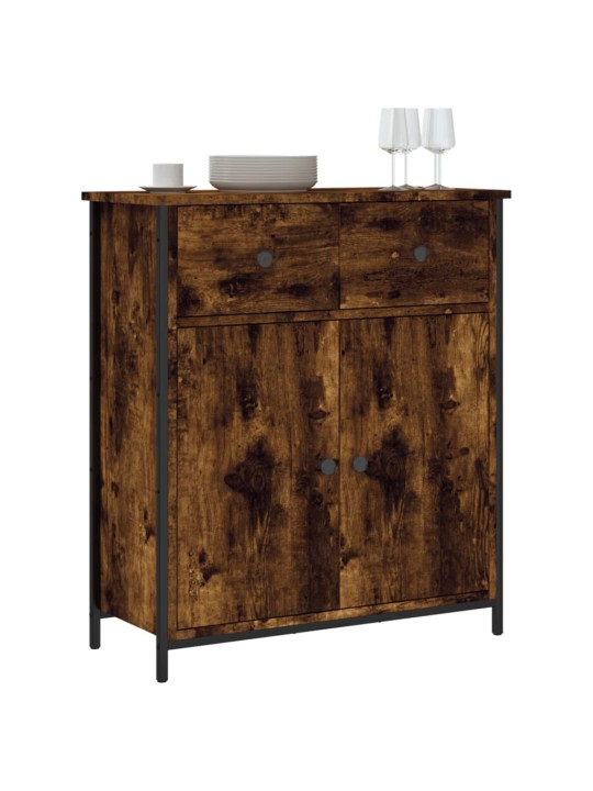 Příborník kouřový dub 70 x 30 x 80 cm kompozitní dřevo