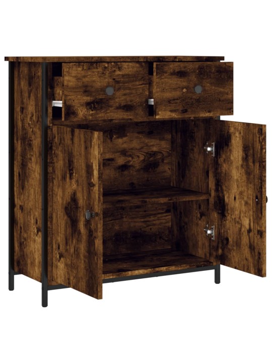 Příborník kouřový dub 70 x 30 x 80 cm kompozitní dřevo