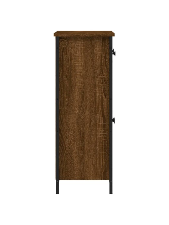 Příborník hnědý dub 70 x 30 x 80 cm kompozitní dřevo