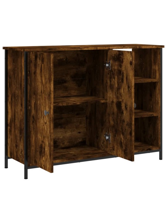 Příborník kouřový dub 100 x 33 x 75 cm kompozitní dřevo