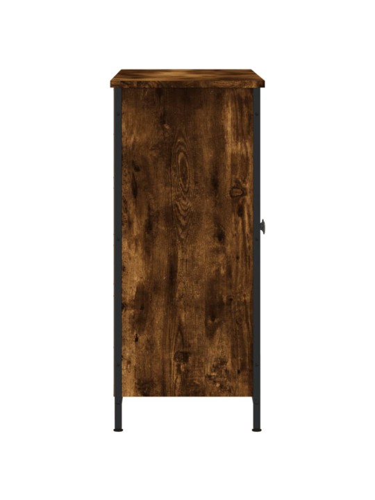 Příborník kouřový dub 100 x 33 x 75 cm kompozitní dřevo