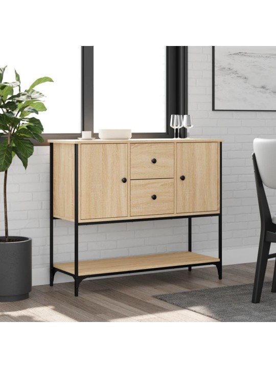 Příborník dub sonoma 100 x 36 x 85 cm kompozitní dřevo