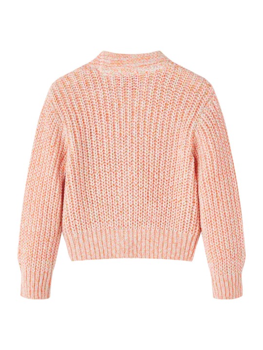 Dětský pletený cardigan mix růžové 104