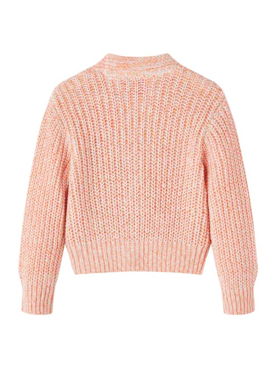 Dětský pletený cardigan mix růžové 128