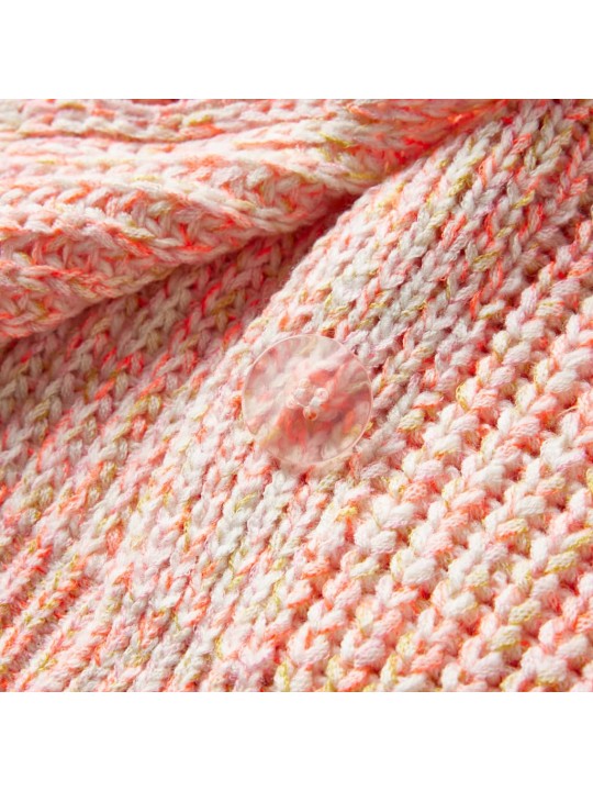 Dětský pletený cardigan mix růžové 140