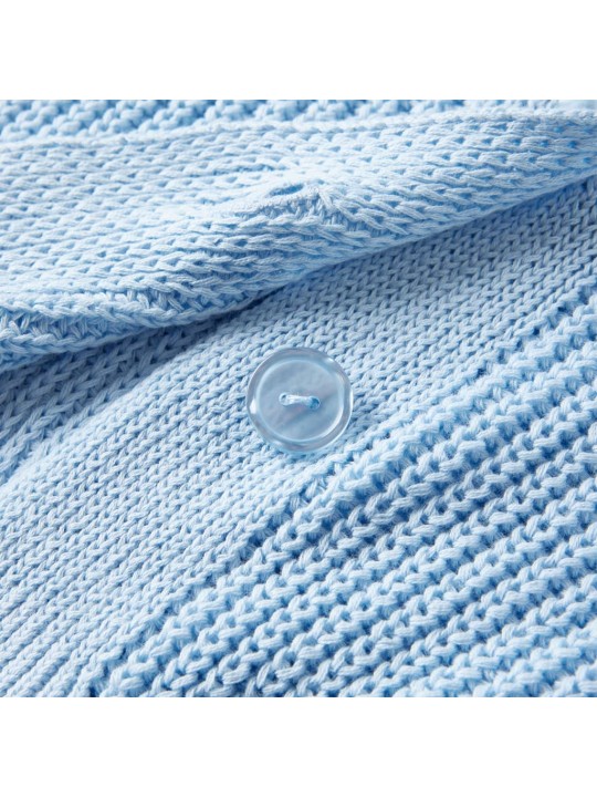 Dětský pletený cardigan modrý 104