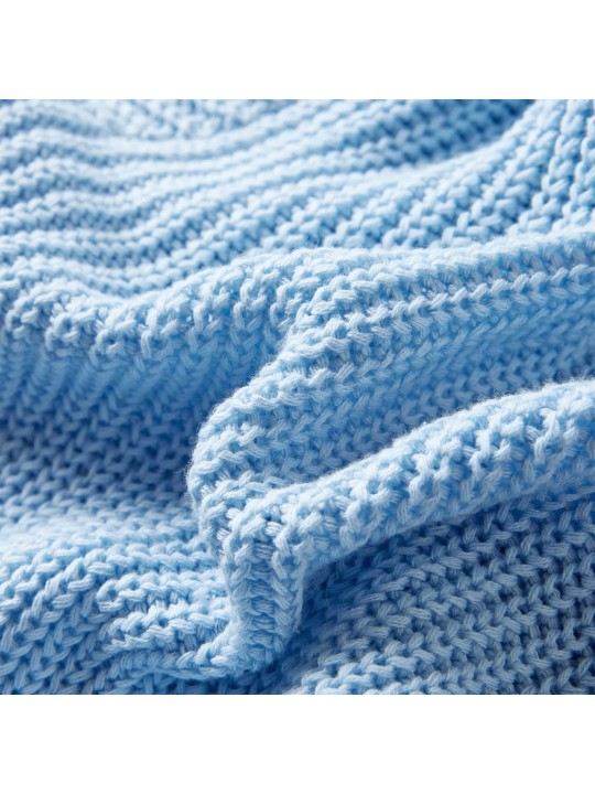 Dětský pletený cardigan modrý 104