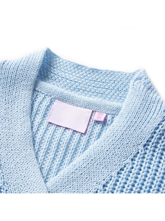 Dětský pletený cardigan modrý 116