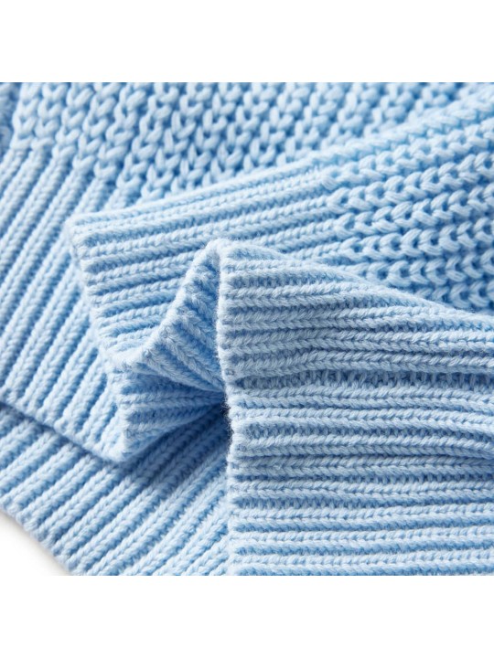 Dětský pletený cardigan modrý 116