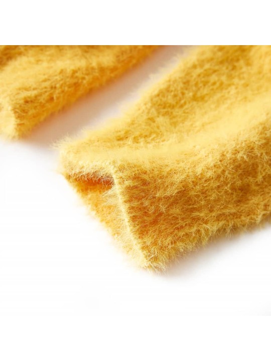 Dětský svetr pletený okrový 104