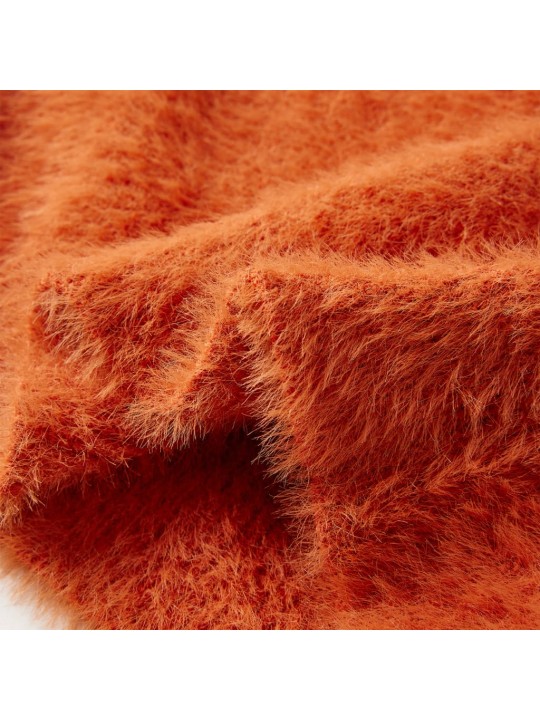 Dětský svetr pletený oranžový 116