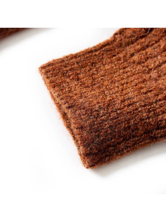 Dětský pletený cardigan koňakový 128